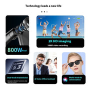 Ai Smart Glasses 800w Double Lens - Innovibe Lab